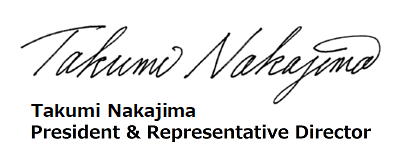Takumi Nakajima President & Representative Director